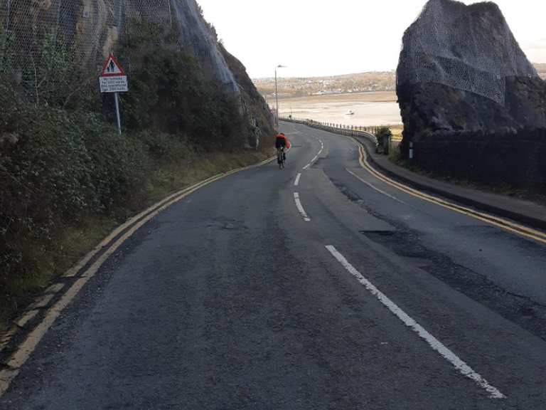 Swansea Ironman route — Gower AONB road ride Komoot