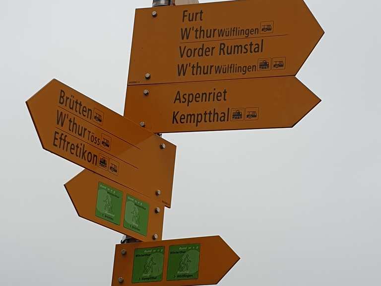 Mittelpunkt des Kantons Zürich - Brütten, Winterthur ...