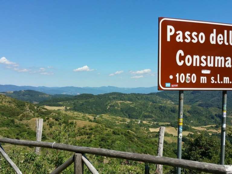 Passo della Consuma Road Cycle Routes and Map Komoot