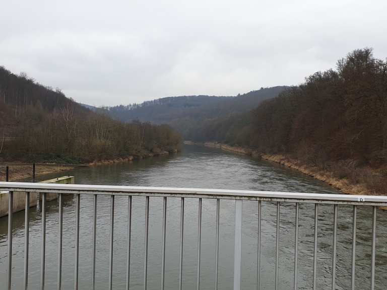 Staustufe / Kraftwerk Fuldatal Wahnhausen MTBroutes en trails Komoot