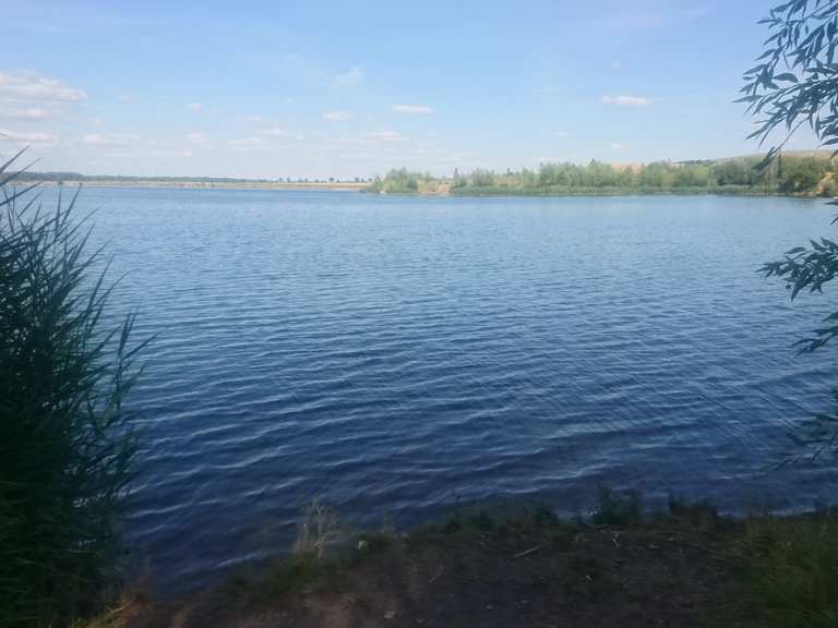 Stotternheimer See Lutherstein Runde von Stotternheim Wanderung