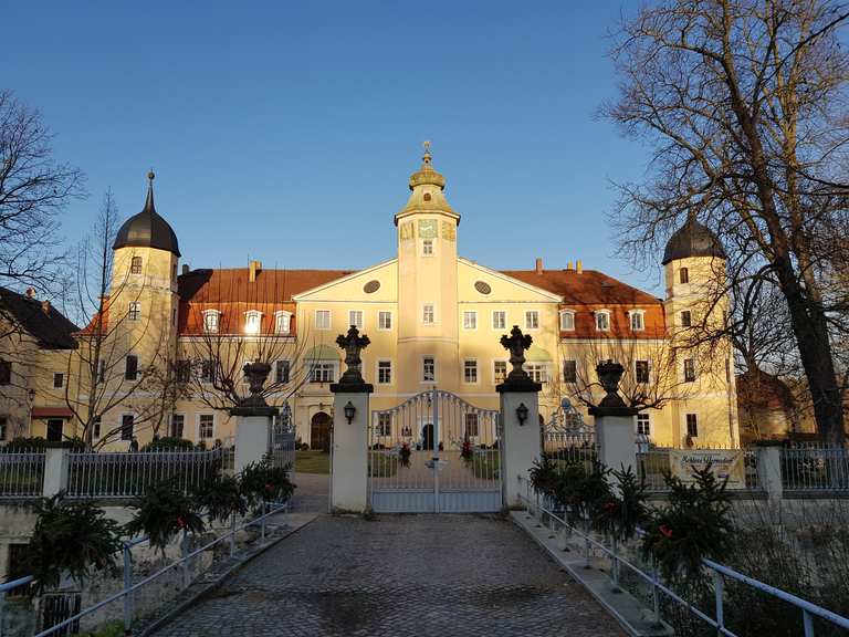 Schloss Hermsdorf mit Parkanlage OttendorfOkrilla, Bautzen