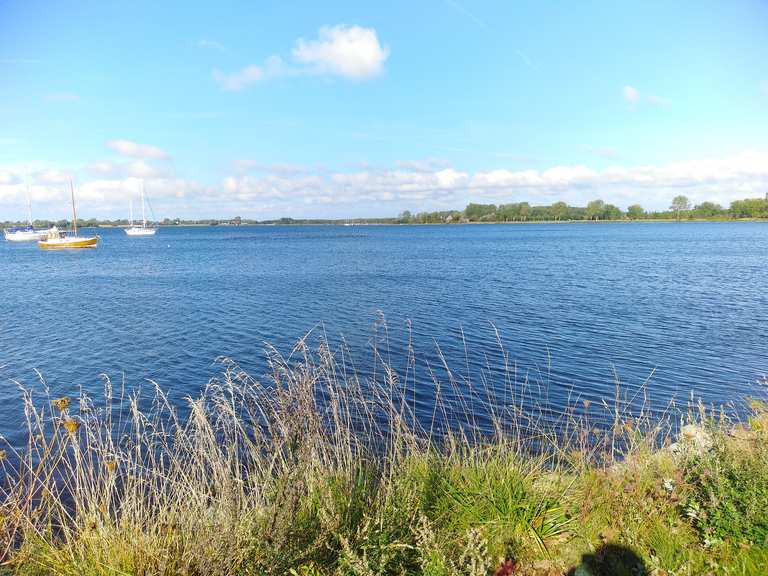 Maasholm Blick auf den Yachthafen Radtouren und Radwege komoot