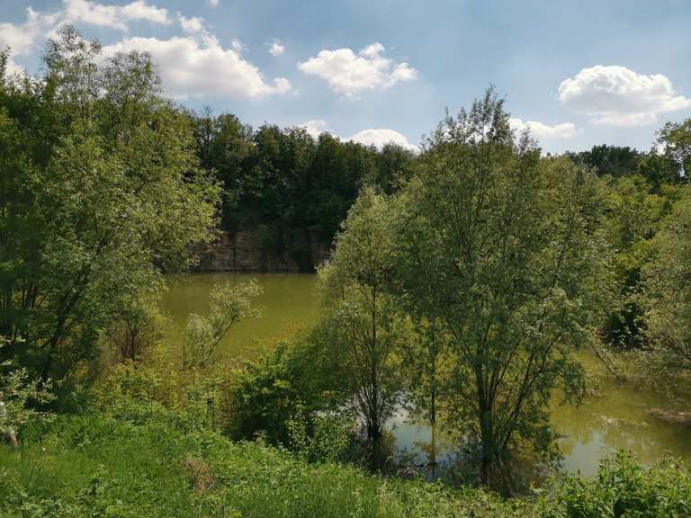 Ehemaliger Steinbruch Weiler zum Stein MountainbikeTouren und Trails komoot