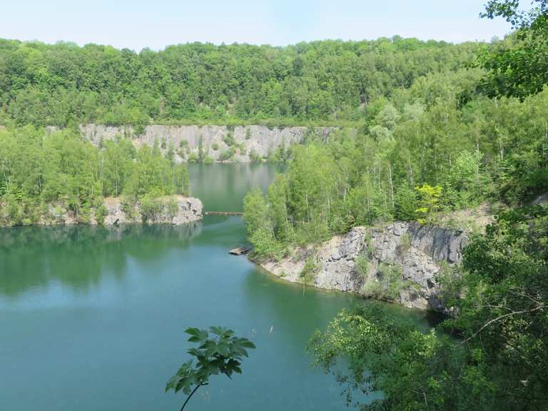Steinbruch Schlupkothen See Wanderungen und Rundwege komoot