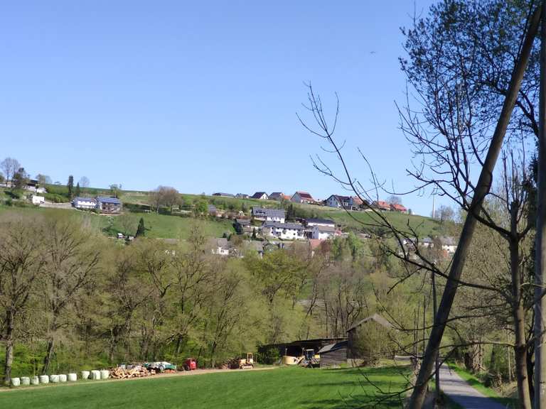 Hochwasserrückhaltebecken Afte Aabachtalsperre Runde von