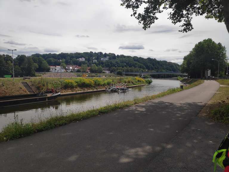 Schleuse Güdingen Saarland, Deutschland Radtouren