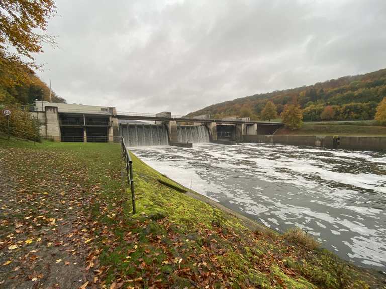 Staustufe / Kraftwerk Fuldatal Wahnhausen MountainbikeTouren und