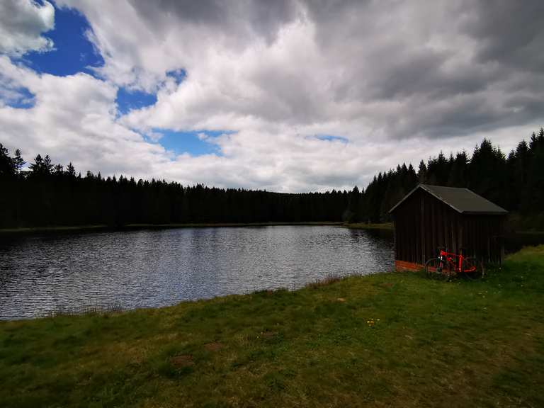 Oberer Hahnebalzer Teich percorsi e itinerari MTB Komoot