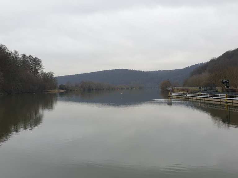 Staustufe / Kraftwerk Fuldatal Wahnhausen MTBroutes en trails Komoot