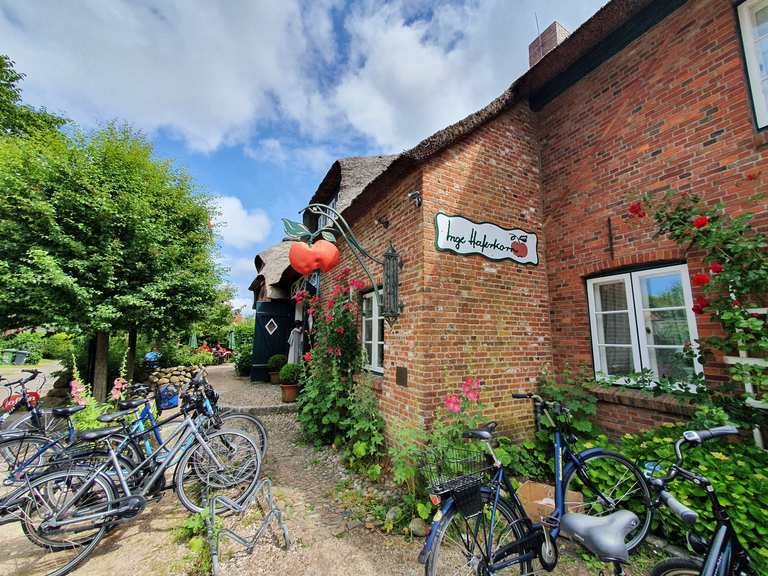 Café im Apfelgarten Oldsum, Nordfriesland Radtouren