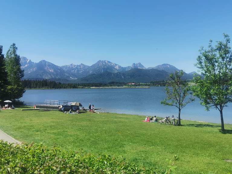 Blick auf den Hopfensee Hopfen am See, Ostallgäu