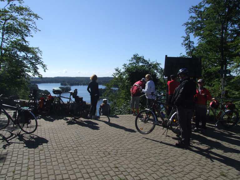 fahrrad weg plau am see nach zieslow