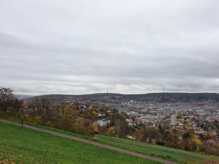 Blick auf Stuttgart vom Bismarckturm Routes for Walking and Hiking | Komoot