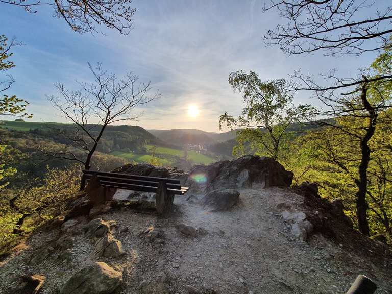 Nassau (Lahn) Lahnhöhenweg Toller Aussichtspunkt Runde von Nassau