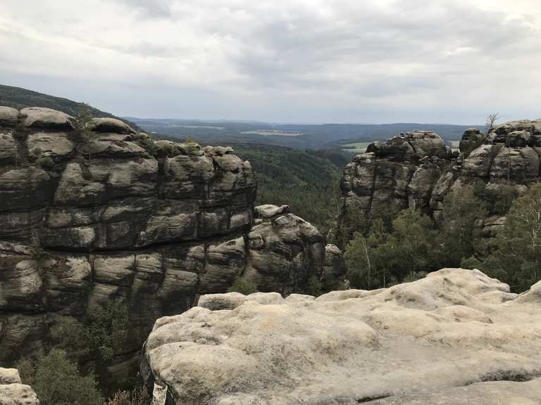 Wilde Hölle - Carolafelsen Loop from Mittelndorf | hike ...