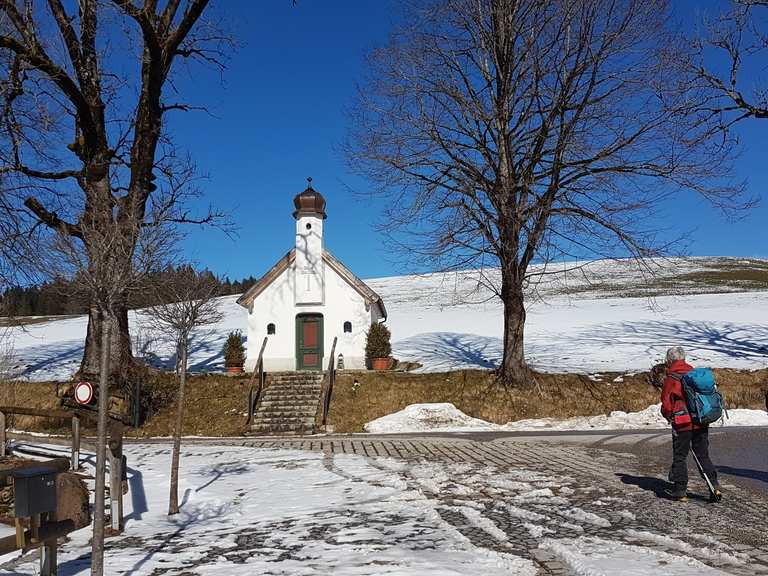 Ammersteg Panoramaweg Runde von Saulgrub Wanderung Komoot