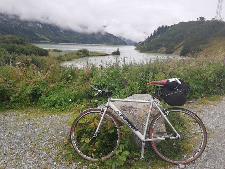 Silvretta Stausee Stauseebrücke Kops Runde von Gaschurn