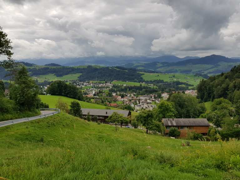 Oberer Gäbris Gäbris Runde von St. Gallen Güterbahnhof Mountainbike