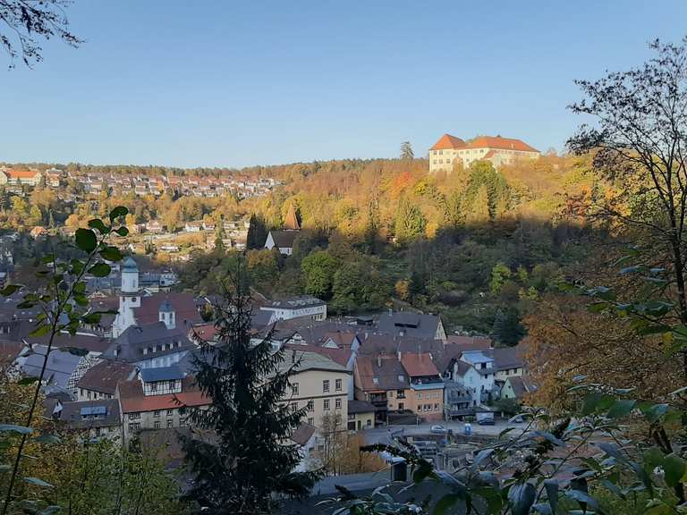 Blick über Neuenbürg MountainbikeTouren und Trails komoot