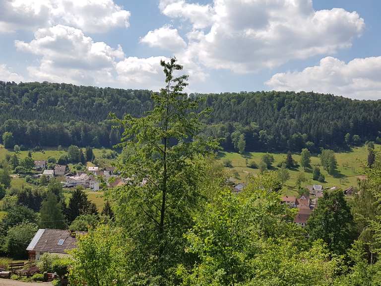Wellbachtal, Iggelbach, Totenkopfstraße RennradTour Komoot