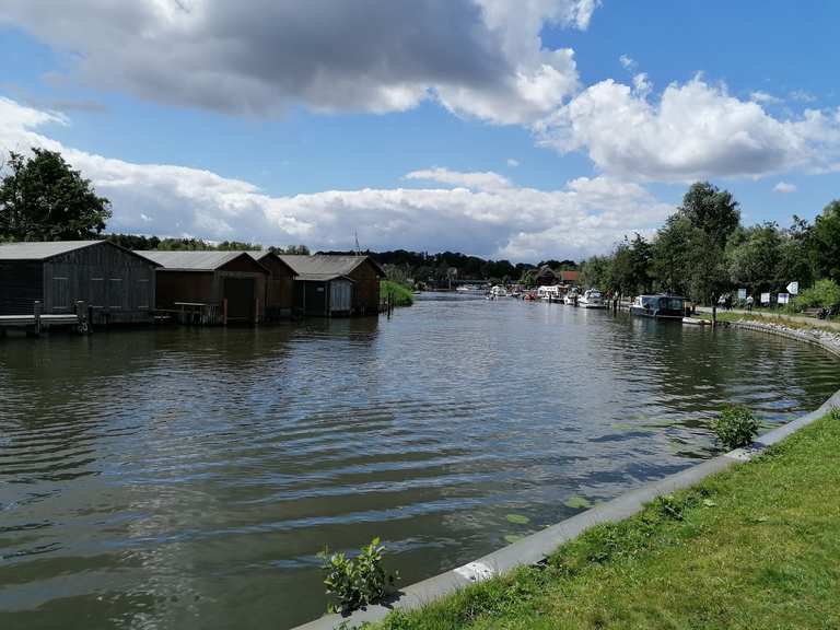 fahrrad fahren in plau am see