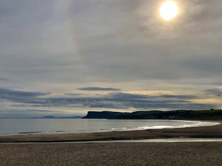 Cycle to mcbrides Cushendun loop from Cushendall road ride Komoot