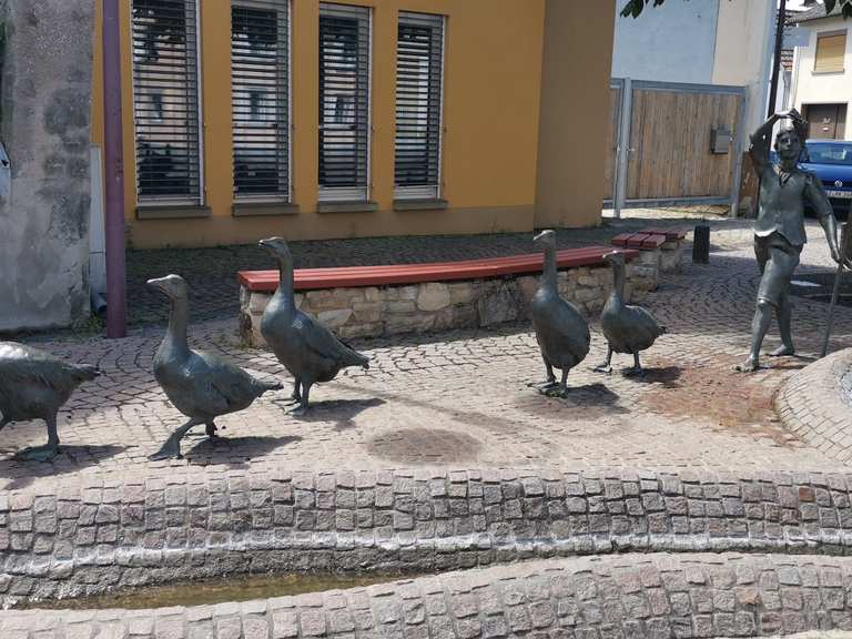 Gänsebrunnen Bechtolsheim Alzey, AlzeyWorms Radtouren