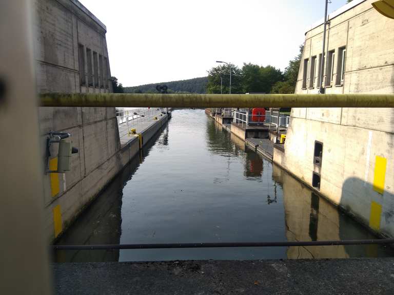 Staustufe / Kraftwerk Fuldatal Wahnhausen MTBroutes en trails Komoot