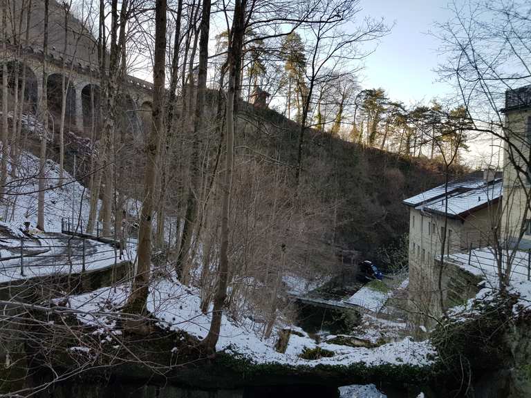 Mülenenschlucht Sankt Gallen, Ostschweiz LaufHighlight Komoot