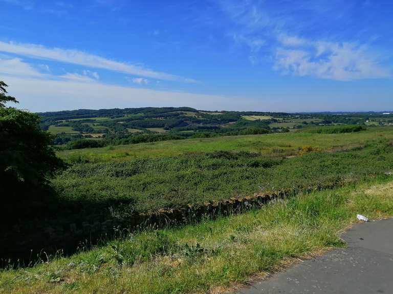 Parbold hill top! Road Cycle Routes and Map Komoot