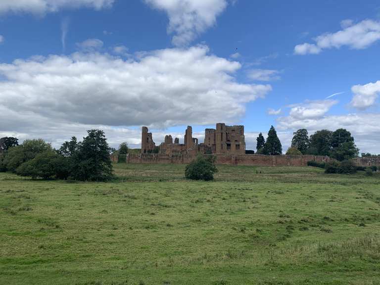 Kenilworth Castle View of the castle Loop from Gibbet Hill hike