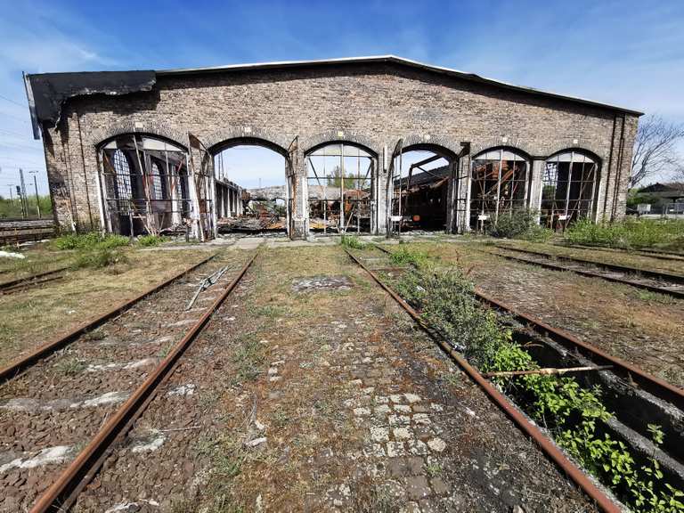 Lost Place Abgebranntes Bahnbetriebswerk Radtouren Und Radwege Komoot
