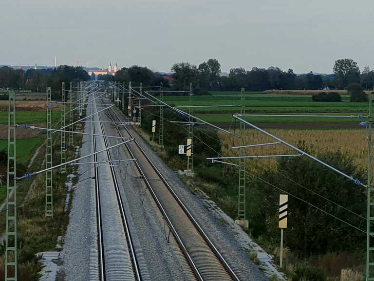 Mühlseen Neufahrn Isarbrücke Runde von Neufahrn (bei