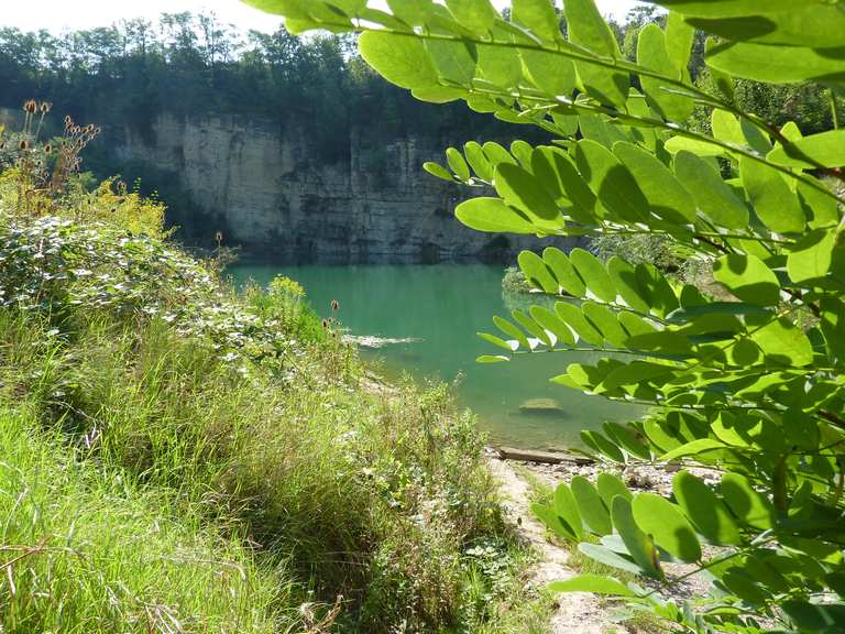 Ehemaliger Steinbruch Weiler zum Stein MountainbikeTouren und Trails komoot