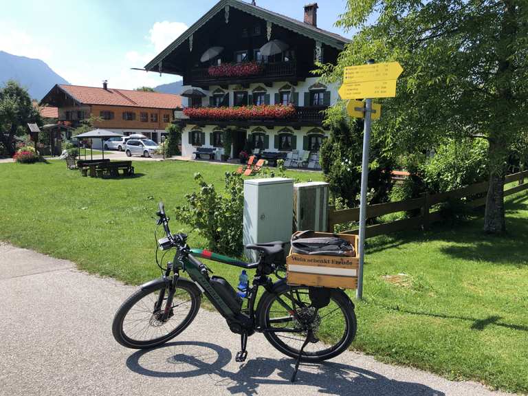 Tolle Aussicht auf Inzell Bäcker Alm Runde von Inzell