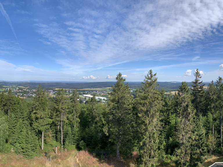Döbraberg Prinz Luitpold Turm Radtouren und Radwege komoot
