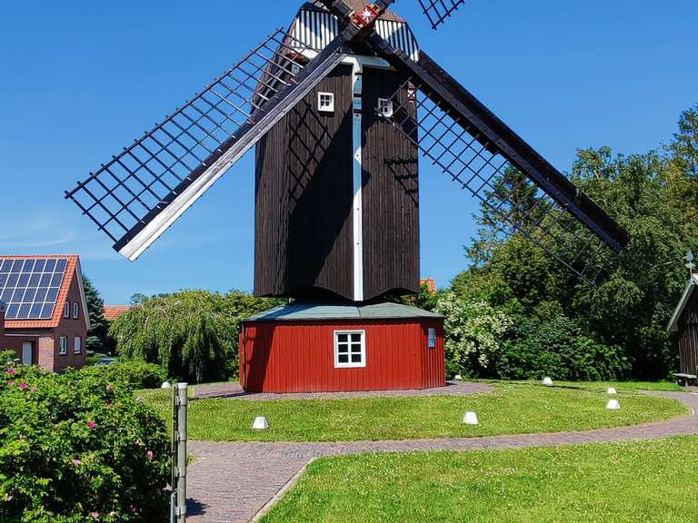 Bockwindmühle (Dornumer Wahrzeichen) Itinéraires vélo et carte Komoot