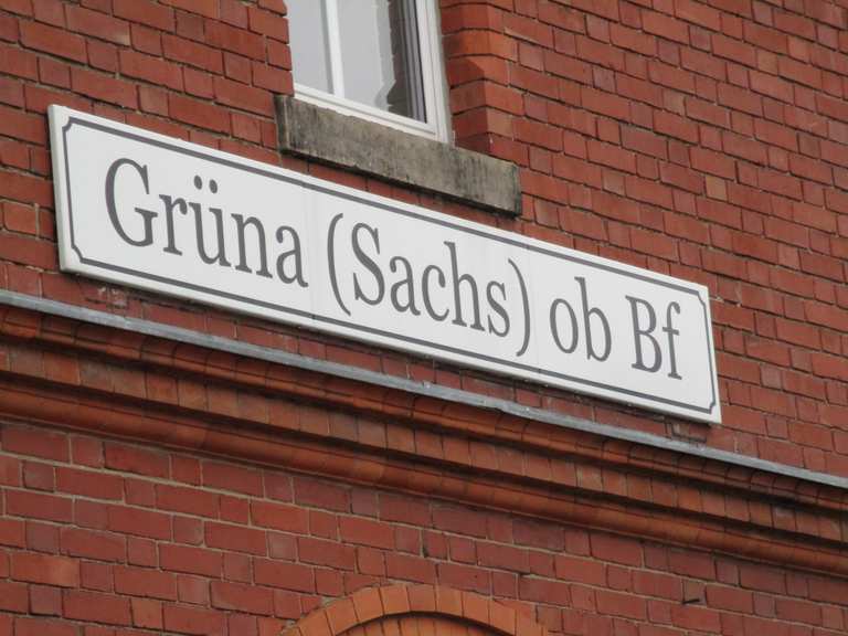 Grüna ( Sachsen) oberer Bahnhof Wanderungen und Rundwege komoot