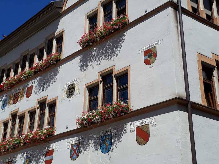 Altstadt von Staufen Burg bei Staufen Loop from Hausen