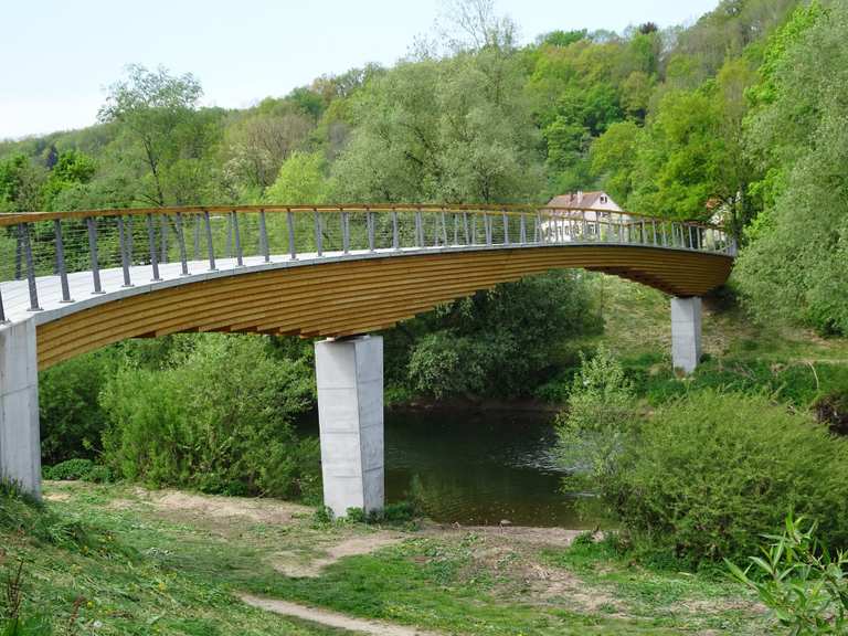 Neue Radwegebrücke Neckartenzlingen: Radtouren und Radwege | komoot