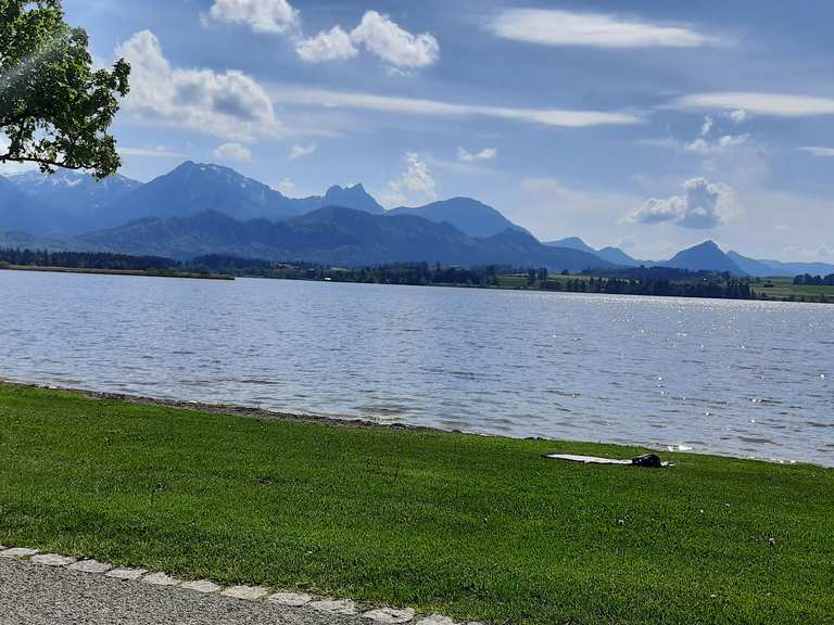 Blick auf den Hopfensee Hopfen am See, Ostallgäu