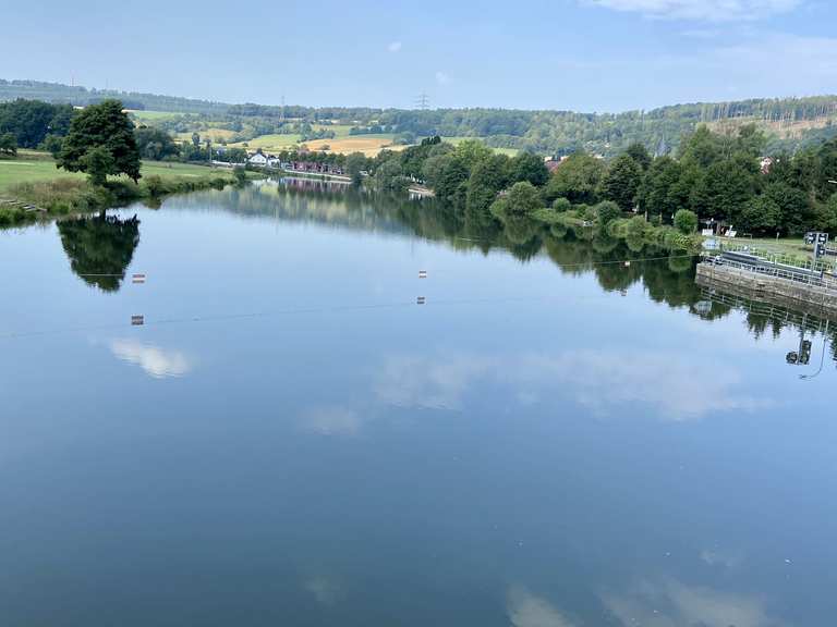 Staustufe / Kraftwerk Fuldatal Wahnhausen MTBroutes en trails Komoot