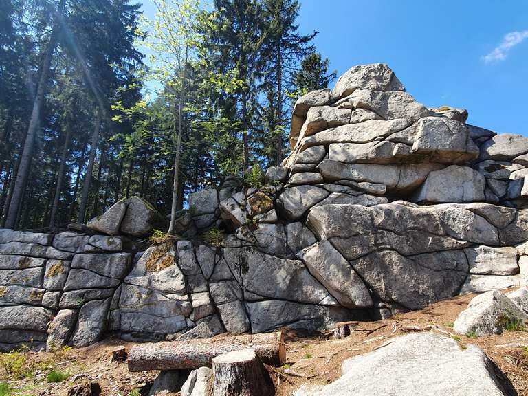 Mäuseklippen Schnarcherklippe (HWN 14) Runde von Schierke Wanderung