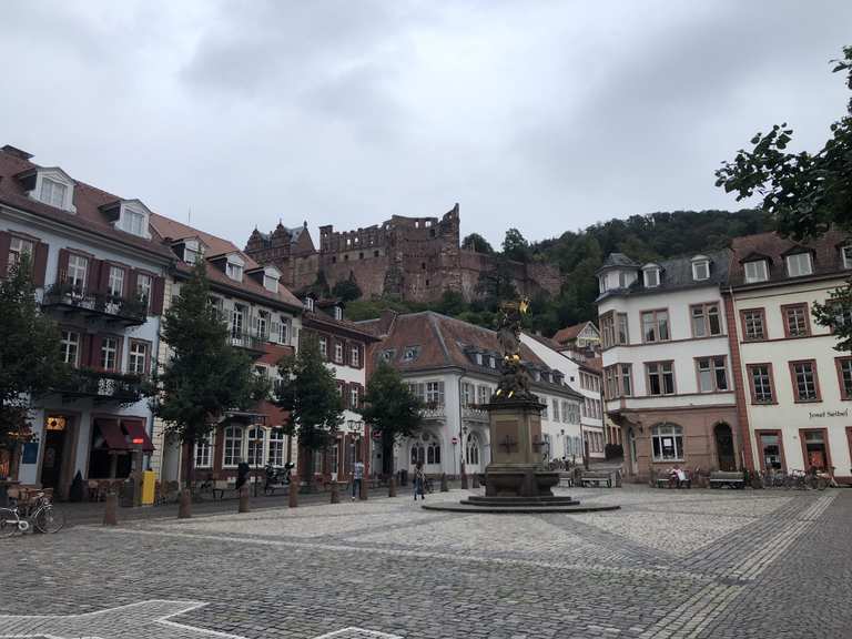 Heidelberg am Neckar Alte Brücke Heidelberg Runde von