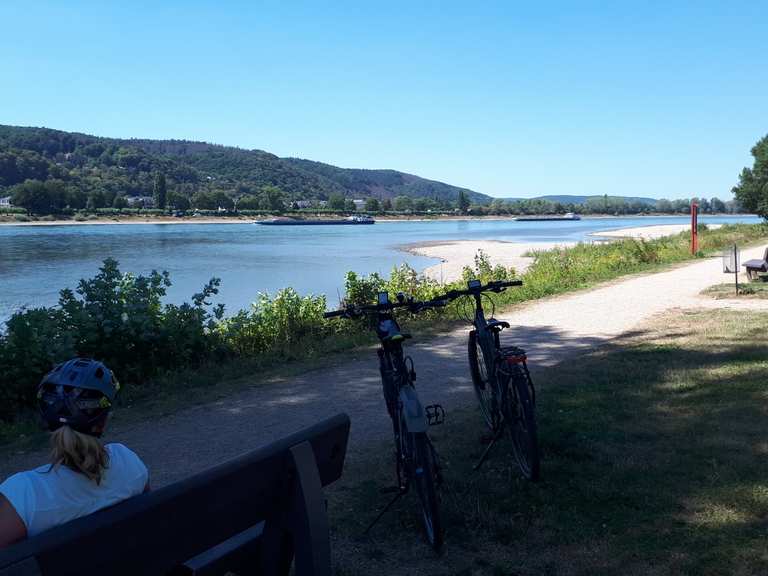 Die Rheinpromenade von Bad Hönningen Radtouren und