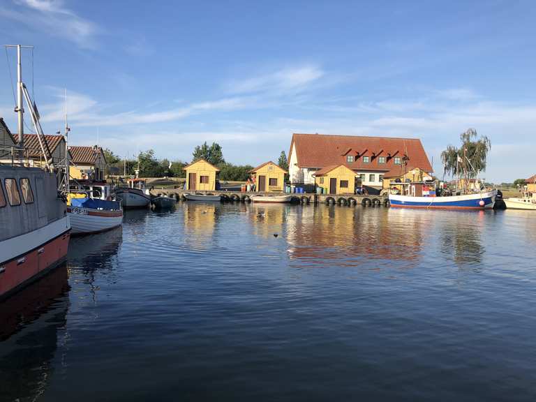 Hafen in Freest Aussicht Runde von Freest Wanderung Komoot