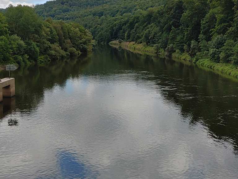 Staustufe / Kraftwerk Fuldatal Wahnhausen MTBroutes en trails Komoot