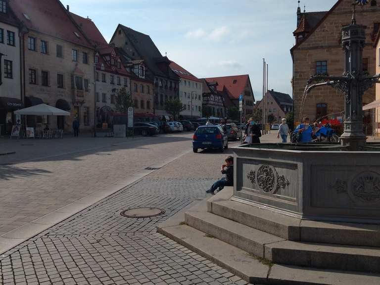 Altdorf Marktplatz Altdorf bei Nürnberg Runde von