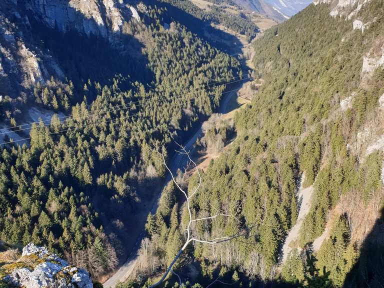 Le Bruyant Vue du Bec de l'Aigle Circuit à partir de LansenVercors